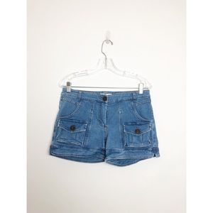 Mike & Chris Ritter Denim Cargo Shorts - 10 but more like an 8